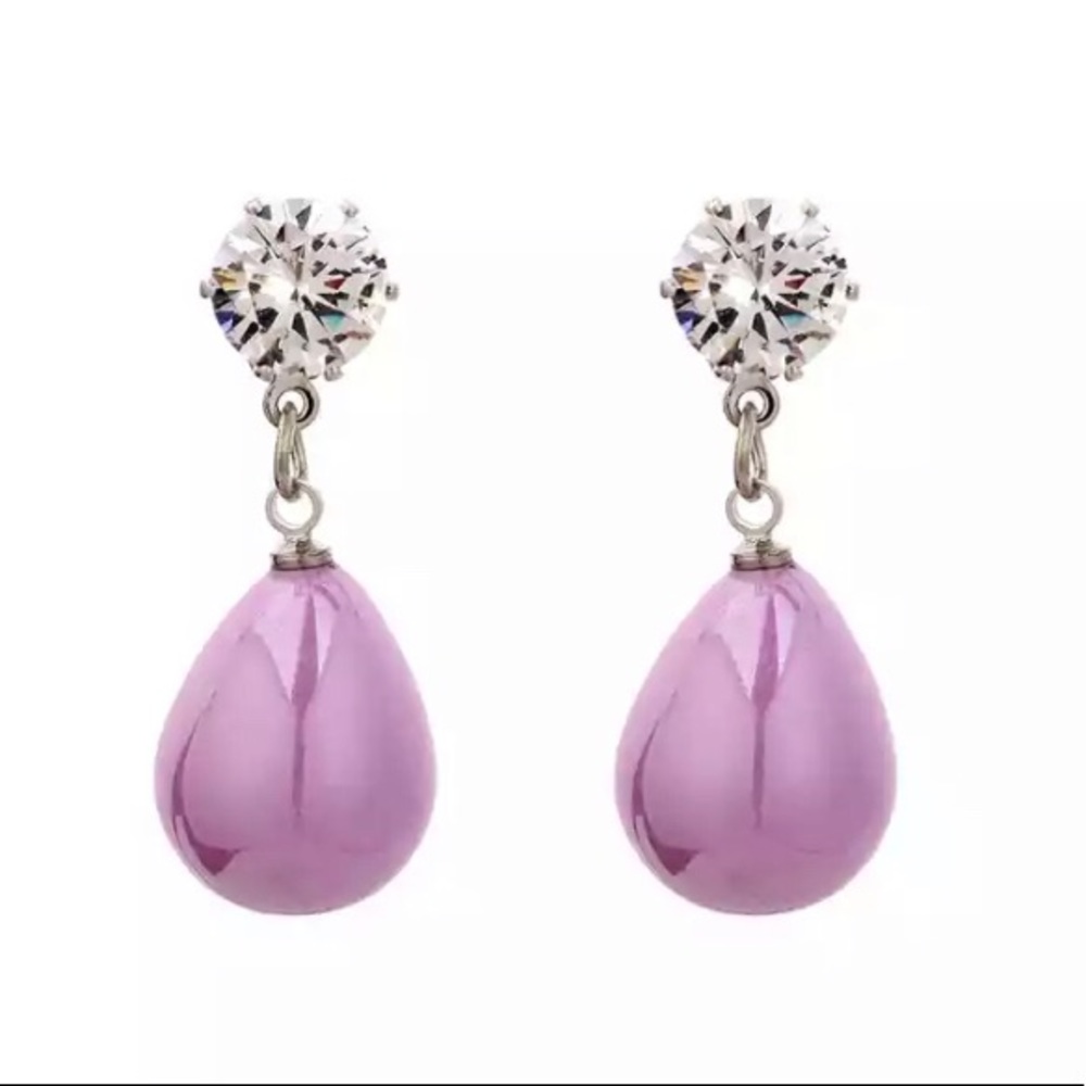 SPECIAL🌷Tear Drop Crystal Pearl Earrings